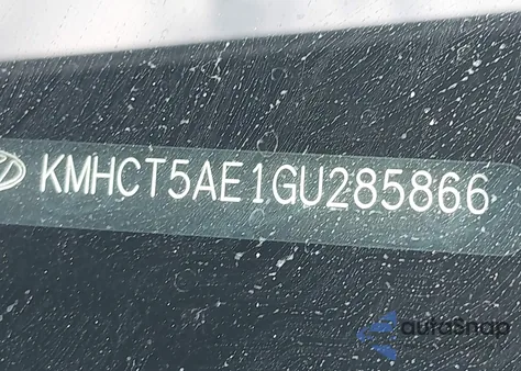 2016 Hyundai Accent Se from USA, damaged, VIN KMHCT5AE1GU285866